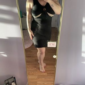 Knitted body on dress